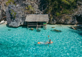 Kayaking in Twin Lagoon, Coron Palawan photo via Depositphotos