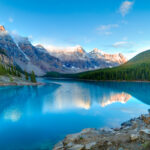 Lake Louise in Alberta photo via Depositphotos