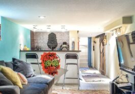 Artsy Basement Airbnb Apartment in Bay View Milwaukee
