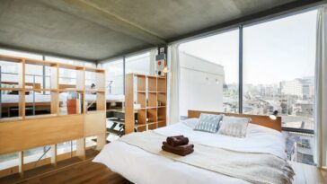 Glass House in Shinjuku Airbnb with Roof Balcony