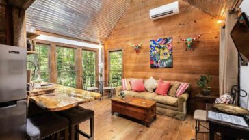 Twinkly Light Cabin Airbnb in Macon Georgia