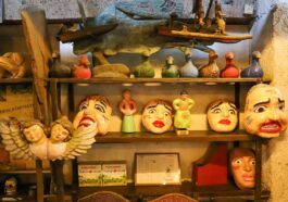 A quaint art corner at the Balaw-Balaw Restaurant and Art Gallery