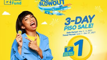 Cebu Pacific rolls out trademark PISO sale on 3.3
