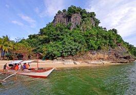 Borawan Island in Quezon Province