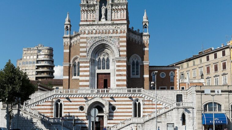 Rijeka Capuchin Church of Our Lady of Lourdes by Anroldius via Wikipedia CC