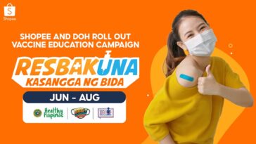 Shopee and the Department of Health Team Up to Encourage Filipinos to Get Vaccinated