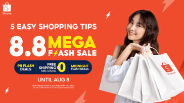 Shopee 8.8 Mega Flash Sale