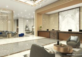 Inspired by Hollywood Glamour, the bespoke interiors highlight a mixture of textures like marble and steel, in hues of gold, grey, white and blue