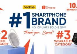 realme named no. 1 smartphone brand during 10.10 Shopee Sale