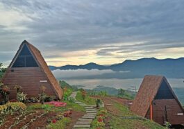 Half of the 6 cabins comes with a small private pool