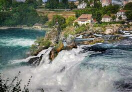 Rhine Falls photo via Pixabay