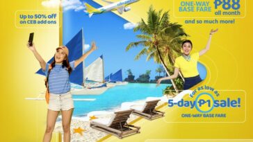 Cebu Pacific’s month-long Super Seat Fest March 2022