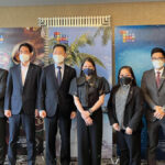 [L-R] DOT Secretary Berna Romulo-Puyat (fifth from left), DOT Korea Office Director Ma. Corazon Jorda-Apo (sixth), DOT Assistant Secretary for Branding and Marketing Communications Howard Lance Uyking (seventh), Mode Tour Chief Executive Officer (CEO) Yu, In Tae (fourth)