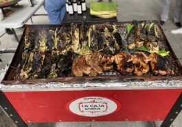 At the grill - liempo, tilapia, hito, and chicken