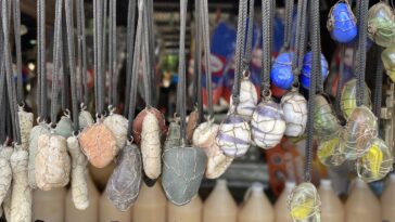 More crystal pendants