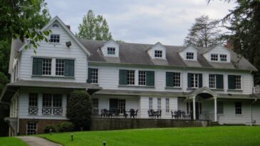 Munnysunk, summer home of Frank Bailey and his family. by Jkingny via Wikipedia cc