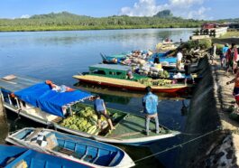 This modern market in Panglima Sugala becomes a trading market every saturday
