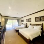 The Garden View Suite with 2 queen-sized beds is one of the most requested rooms