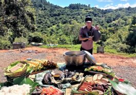 Chef Chavi Romawac at the Mountain Cookout in Abra