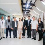 L-R: Capt Manuel Antonio L Tamayo DG, CAAP; Usec Elmer Sarmiento, Usec. for Maritime; DOT Usec. Shalimar Tamano; DOTr Sec. Jaime J. Bautista; DOT Sec Christina Garcia Frasco; DOT Usec. Shereen Pamintuan; Mr. Cesar Chong, GM MIAA; Usec. Roberto O. Lim, Usec for Aviation and Airports; DOT Asec. Verna Buensuceso; DOT Asec. Rica Bueno