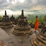 Monk at Borobudur Temple photo by Alain Bonnardeaux via Unsplash