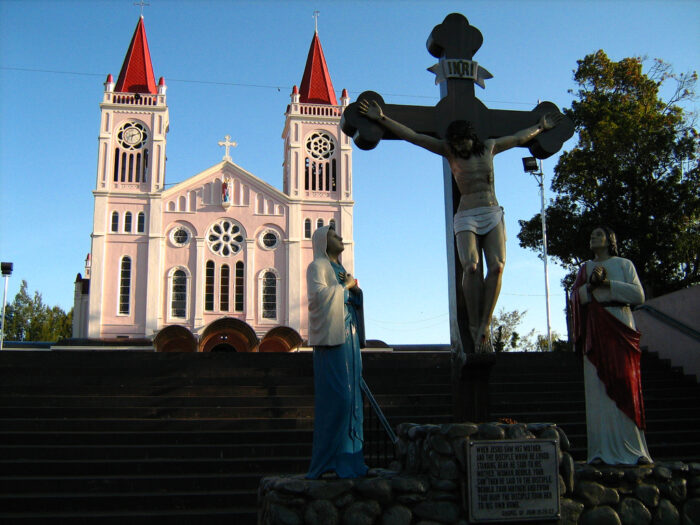 The Baguio Cathedral by Ischaramoochie via Wikimedia cc