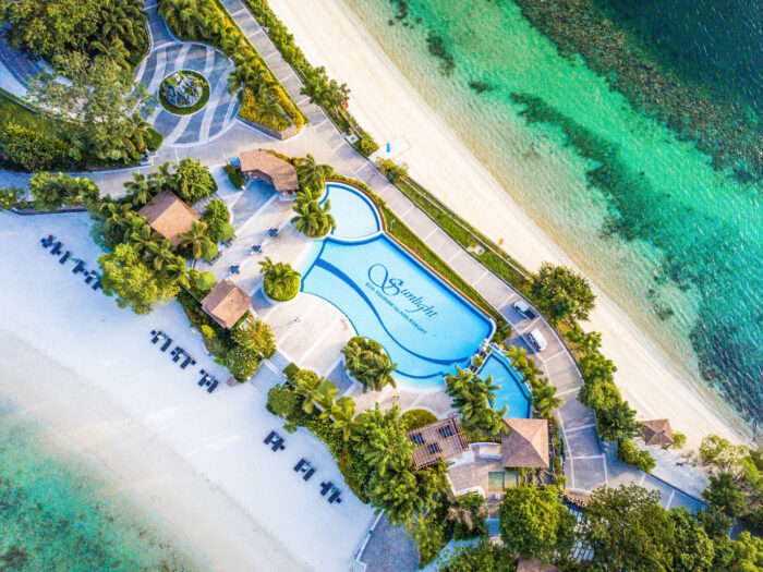 Aerial of Infinity Pool