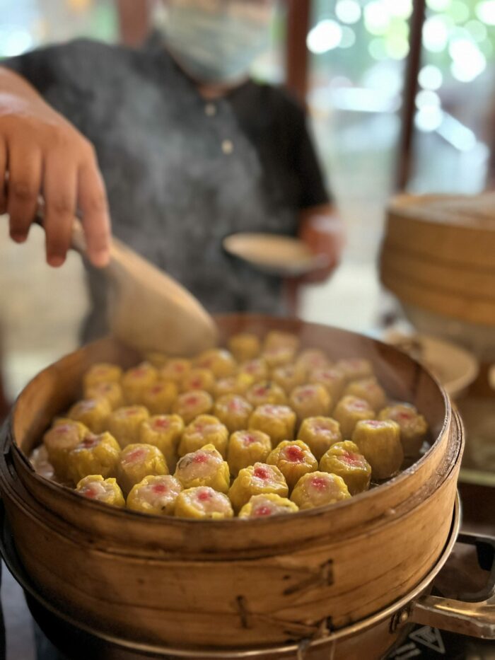 Siomai station for Breakfast
