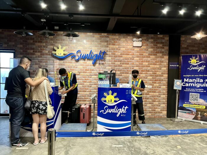 Sunlight Air Terminal and Checkin counter