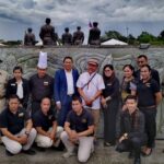 The Oriental Leyte staff at MacArthur Landing National Park
