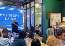 Chef Tatung Sarthou delivers his talk