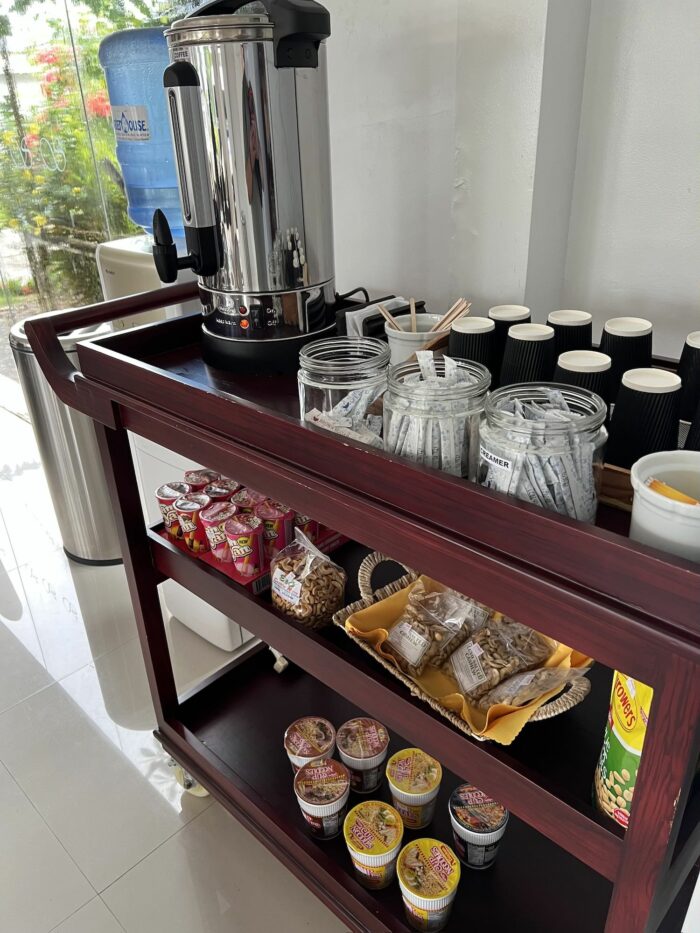 Coffee Station at Coron Sunlight Lounge