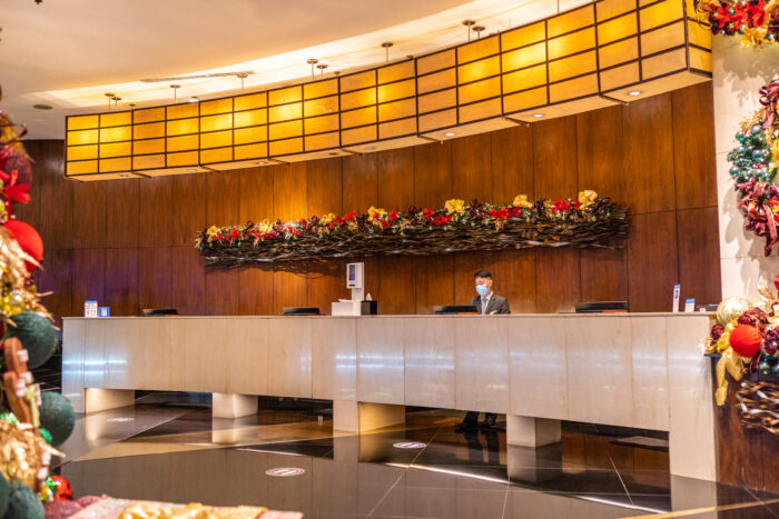 Festive feels at New Coast Hotel’s lobby