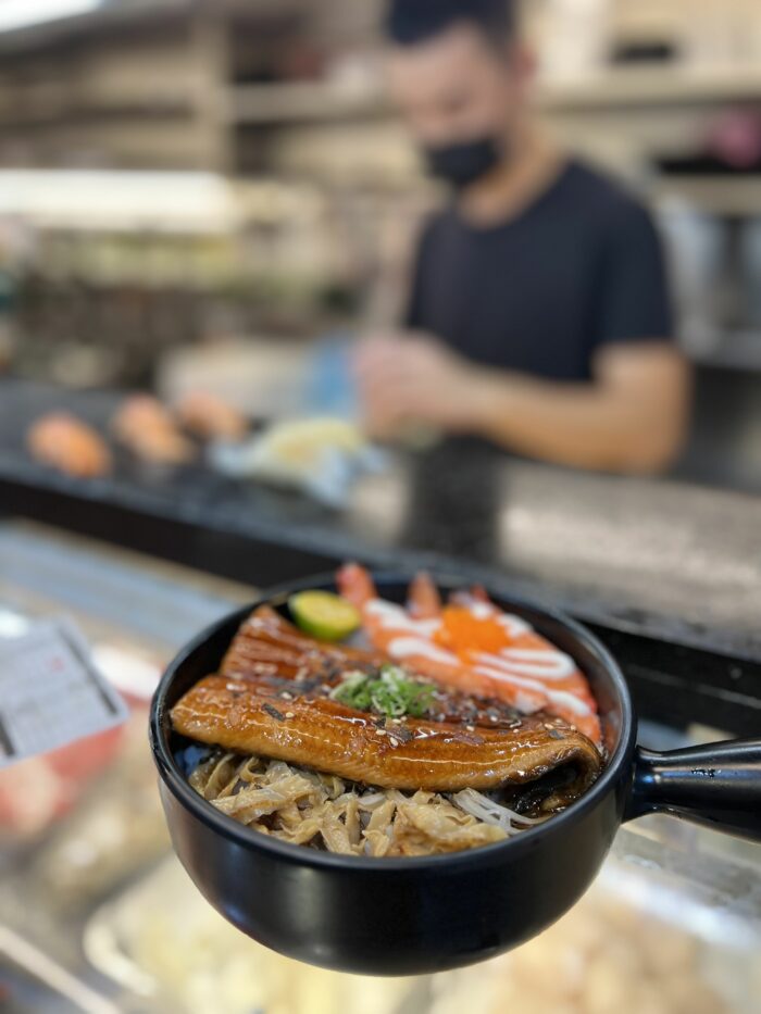 Food Stalls at Rice Cakes at Donggang Hua Qiao Fish Market