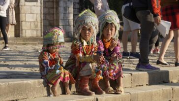 Indigenous Kids in Sapa Vietnam