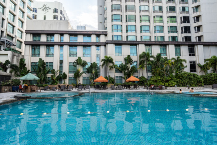 The pool at Club Oasis