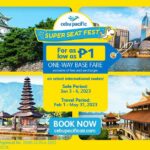 Cebu Pacific 2023 special P1so sale for international routes