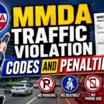 MMDA Traffic Violation Codes and Penalties