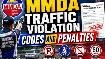 MMDA Traffic Violation Codes and Penalties