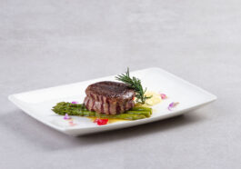 Filet Mignon - Served with asparagus and potato puree topped with Tanduay rum sauce