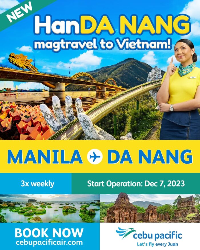 Cebu Pacific Launches Manila - Da Nang Flight with Piso Sale