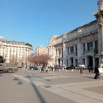Outside of Milano Centrale Train Station