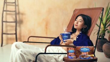 Enjoy a relaxing afternoon with a cozy cup of Swiss Miss