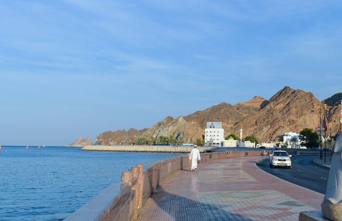 Mutrah Corniche photo via Wikimedia cc
