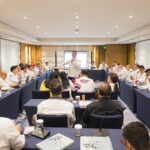 MEETING OF THE MINDS Willment Leong, WORLDCHEFS continental director for Asia, speaks in a closed-door meeting on Aug. 1 with WORLDCHEFS presidents