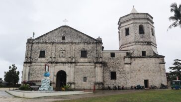 Maribojoc Church as of 2023 by Patrickroque01 via Wikimedia cc