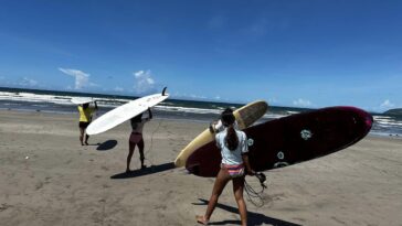Surfing Lessons at Bagasbas Beach photo via Bagasbas Surfers Club Inc