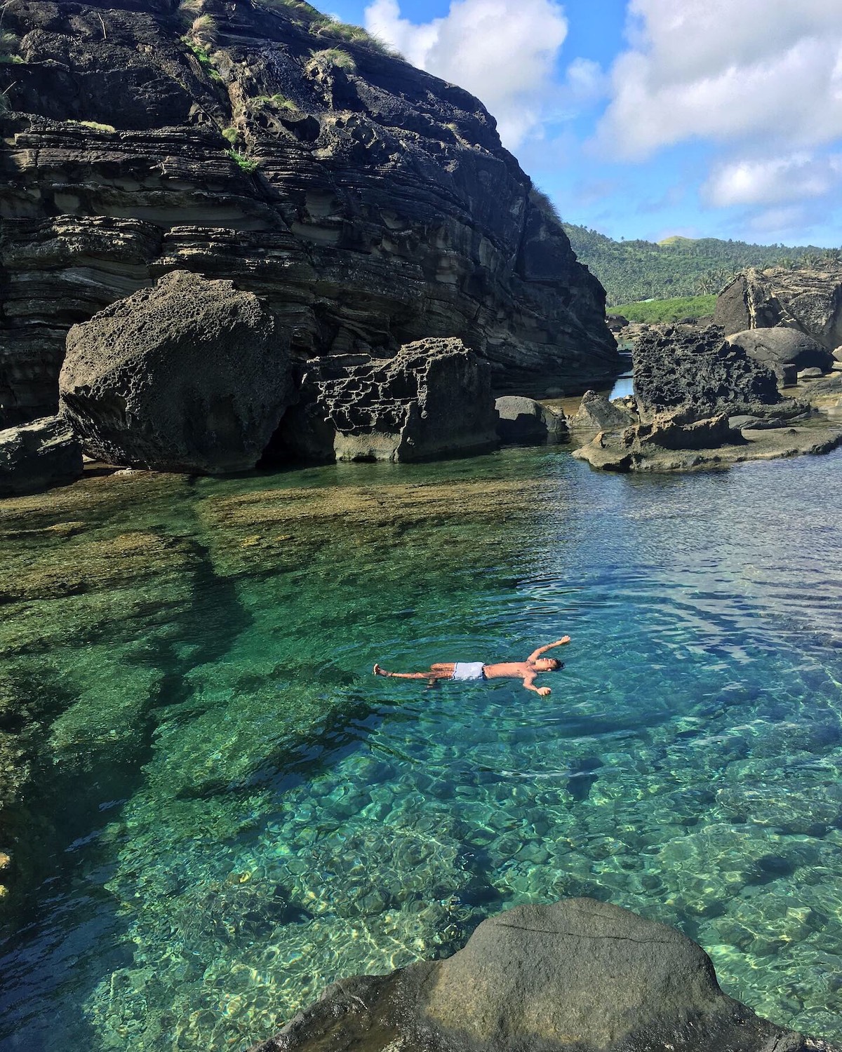 Biri Island Rock Pools by Ron Camara