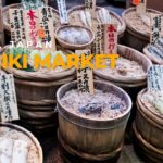 Nishiki Market in Kyoto Japan