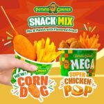 Potato Corner’s Snack Mix is the new, more filling way to enjoy snack time, paired with the country’s favorite flavored fries. Corn Dog is available in Jumbo Mix and Mega Mix while Super Chicken Pop is available in Large Mix and Mega Mix. Corn Dog and Super Chicken Pop can also be enjoyed solo.